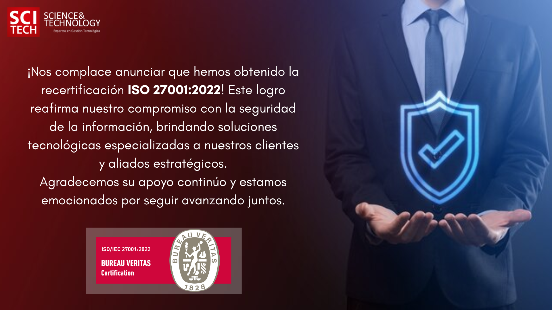 Renovación Certificado ISO 27001 2022